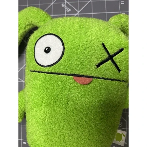 Ugly Doll Dolls Ox Plush Mayor Uglyville Hasbro 2019 Green Stuffed Toy Soft 9" - Picture 3 of 8